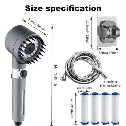 3 Modes Shower Head