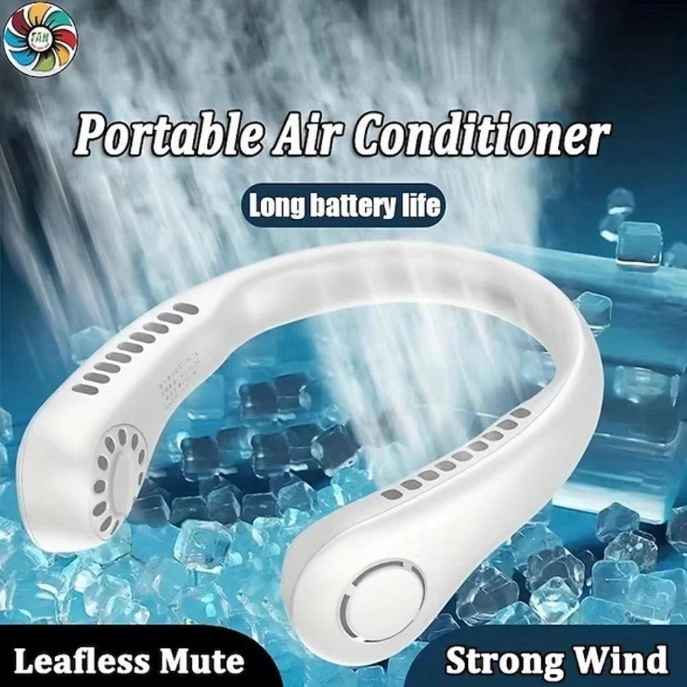 Portable Bladeless Air Cooling Neck Fan