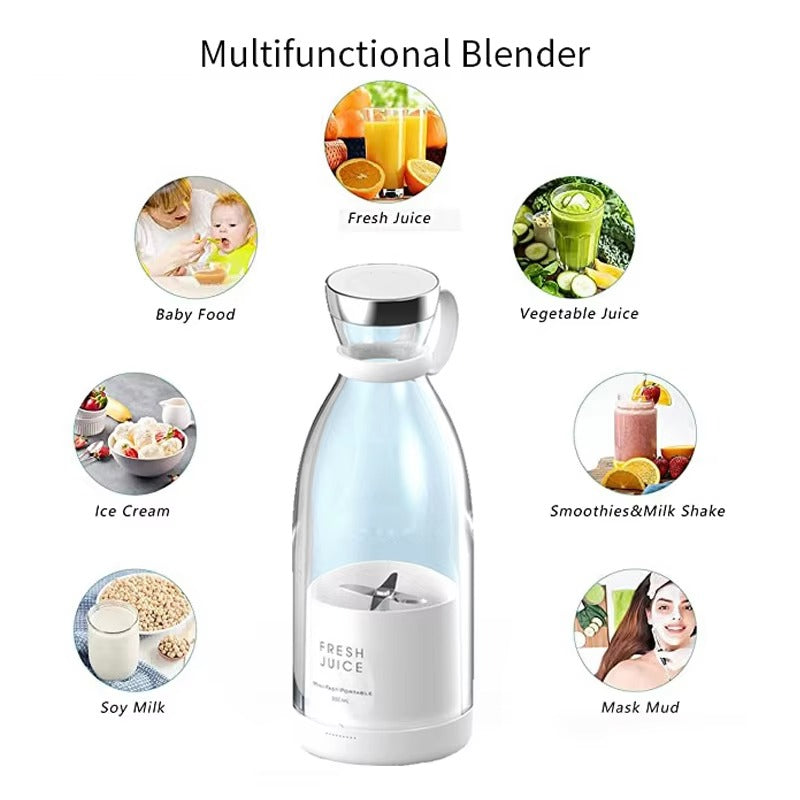 350ML Electric Juicer Blender Mixer USB